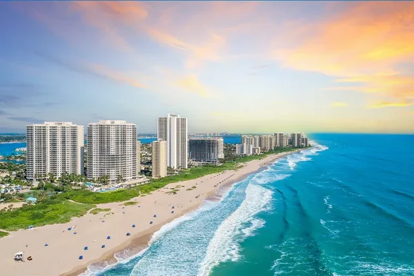 Singer Island Condos Aerial view