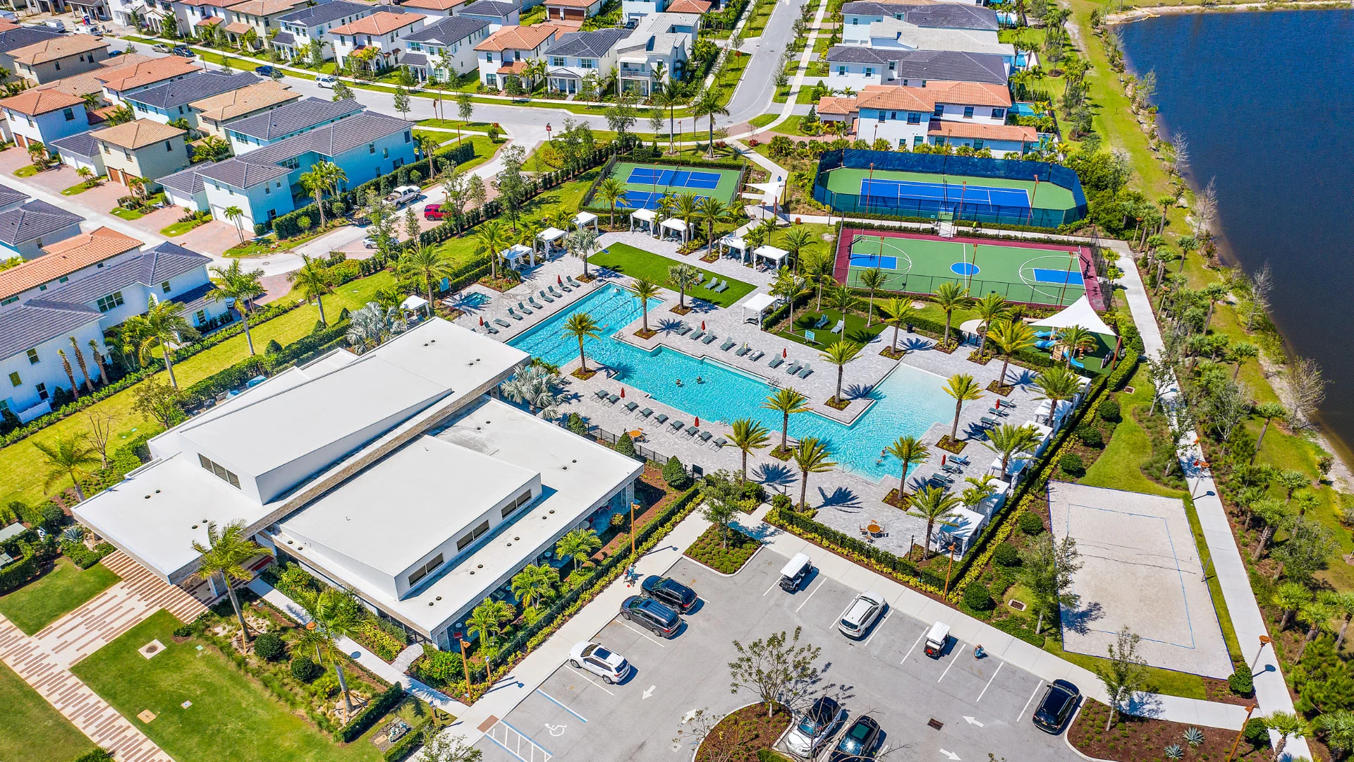 an aerial photo of the Alton community in Palm Beach Gardens