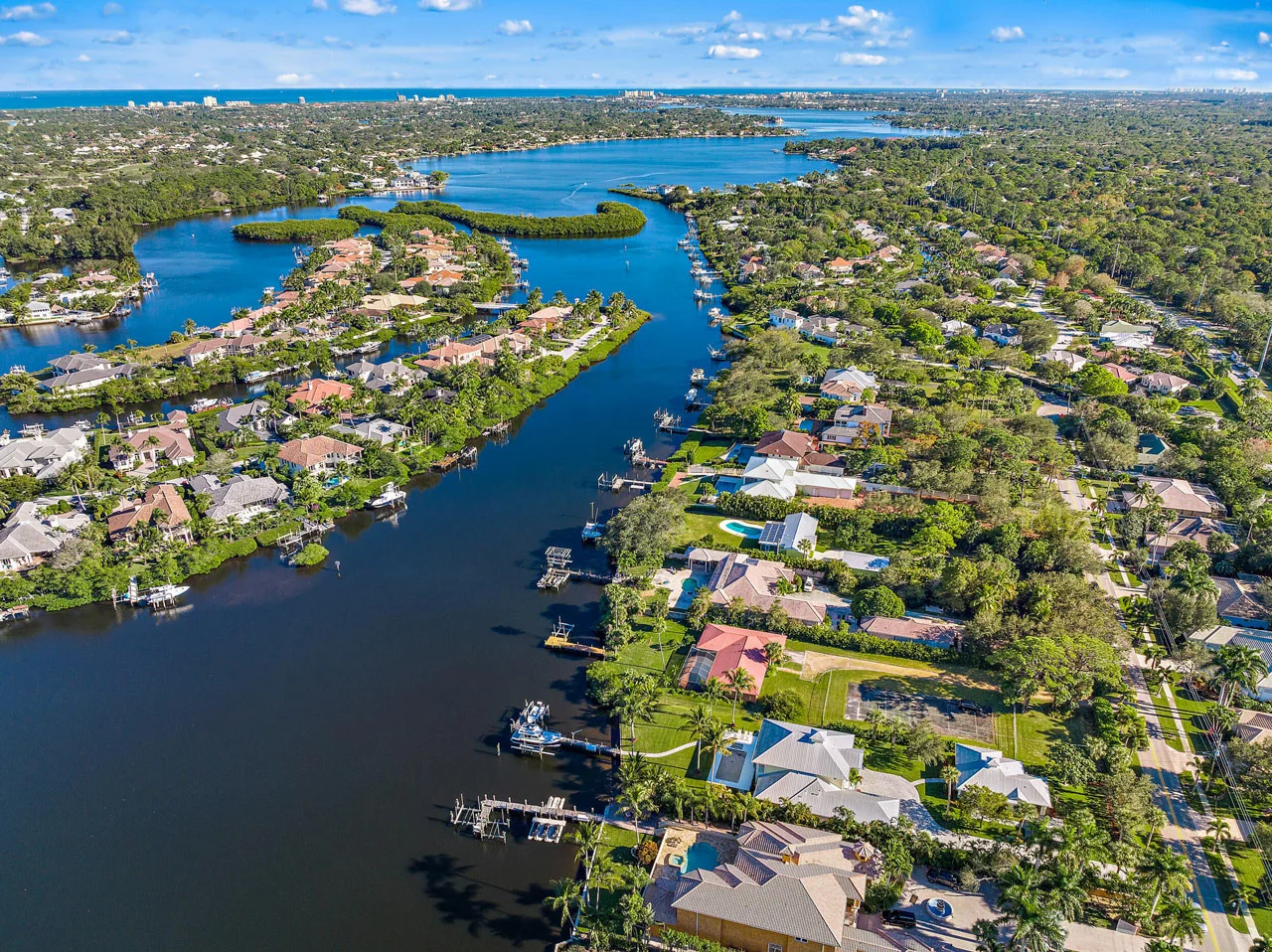 Loxahatchee River Houses with Docks