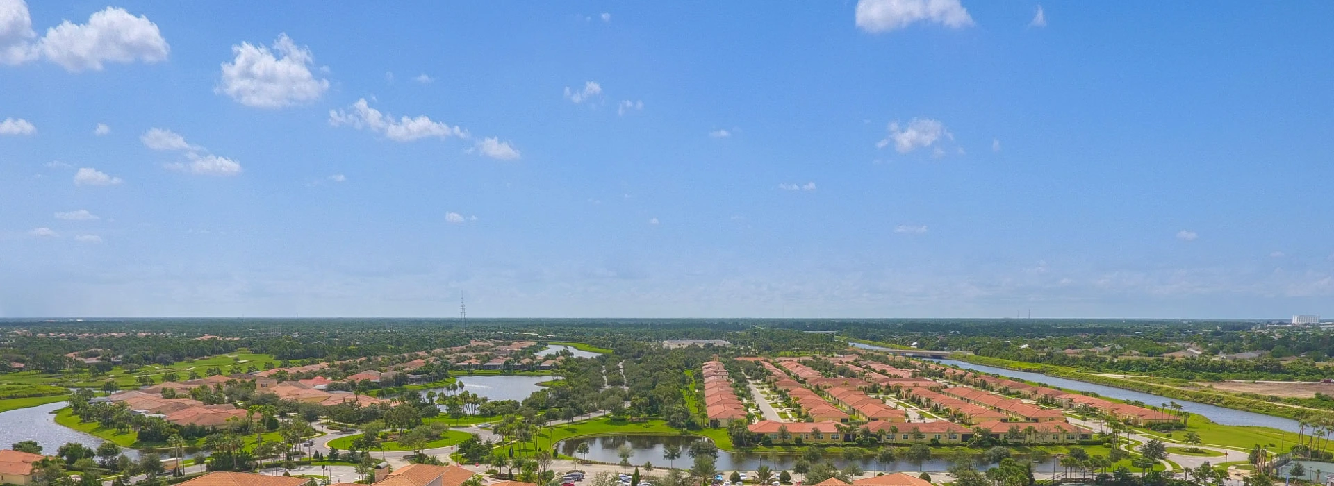 Aerial photo of Port Saint Lucie homes for sale