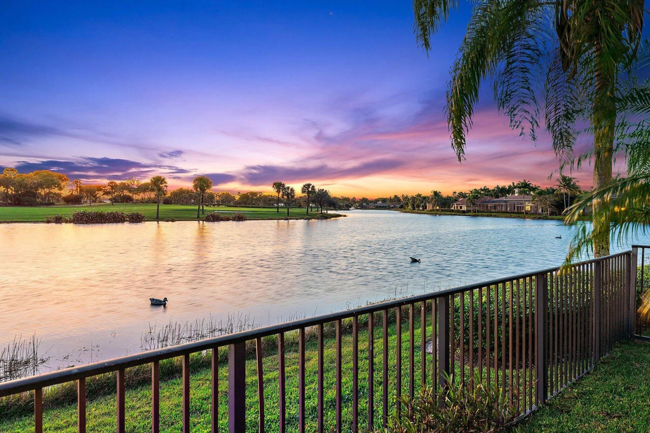 West Palm Beach Neighborhood Sunset