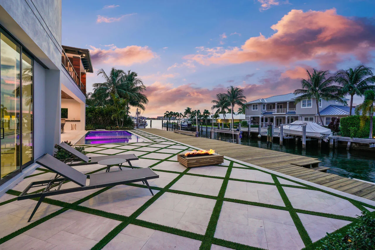 Singer Island canal sunset