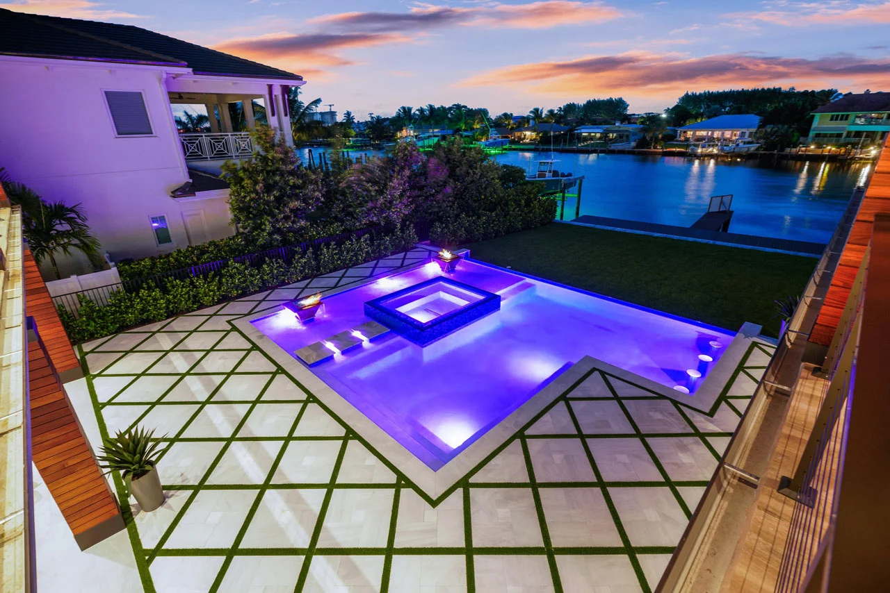 Singer Island House Pool by the sea