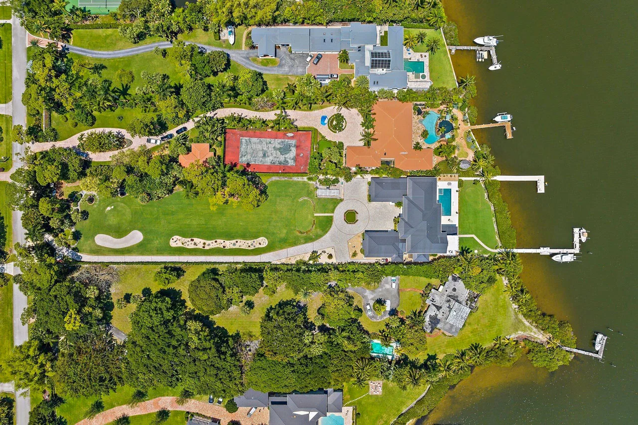 Top View Loxahatchee River Homes