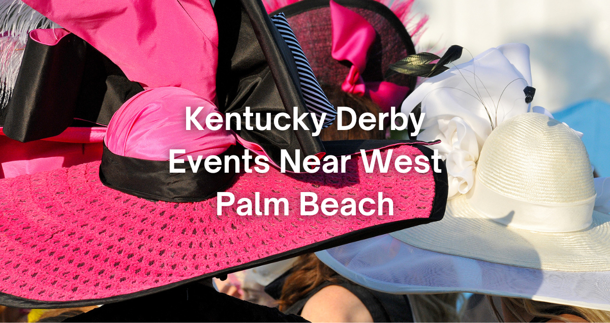 people at a Kentucky Derby party near West Palm Beach