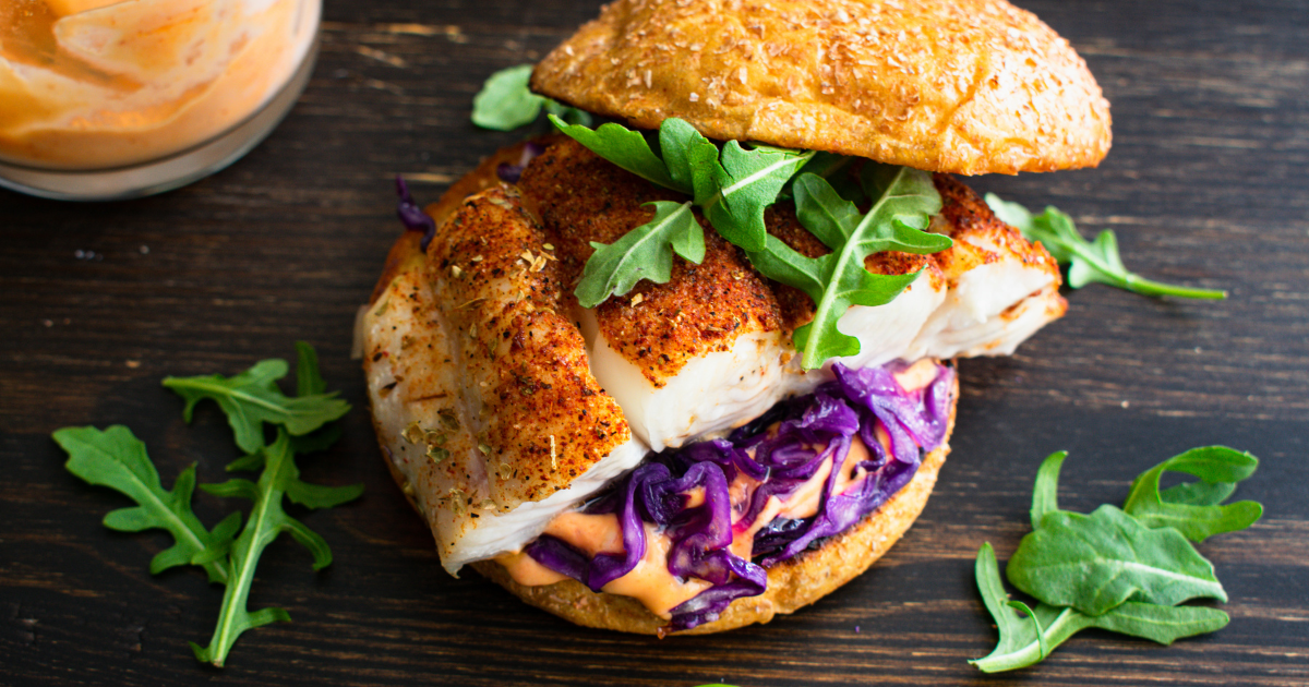 an example of one of the best fish sandwiches in Florida