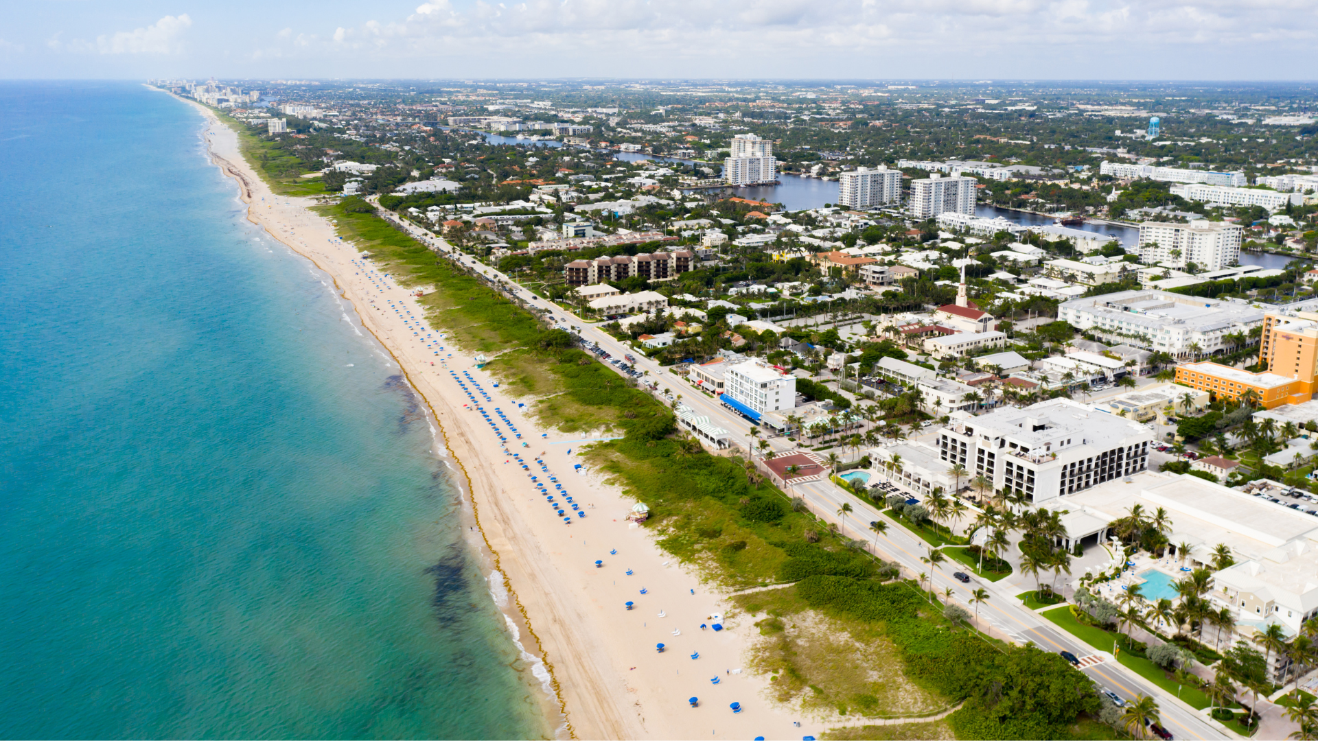Delray Beach aerial photo