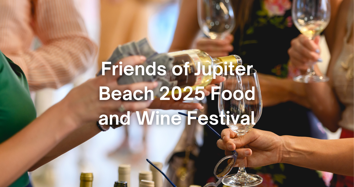 people at the Jupiter food and wine festival 