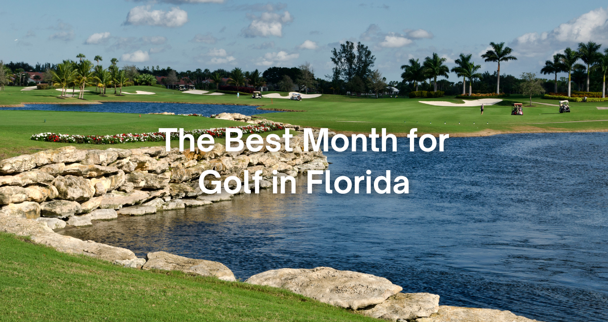a golf course in Florida during March
