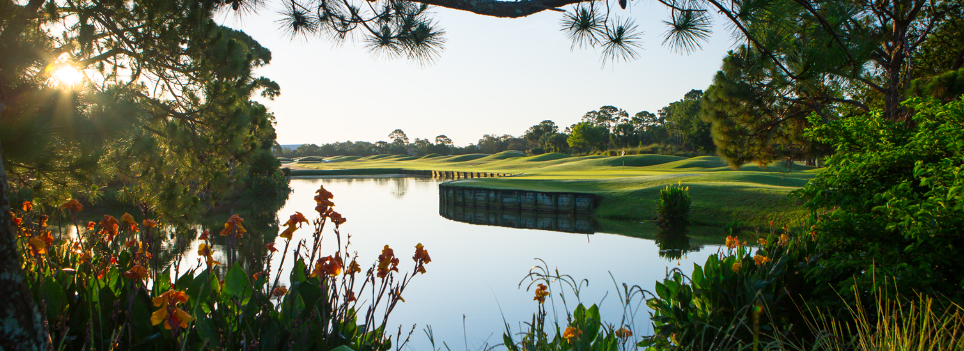 Golf course in Palm City, Florida