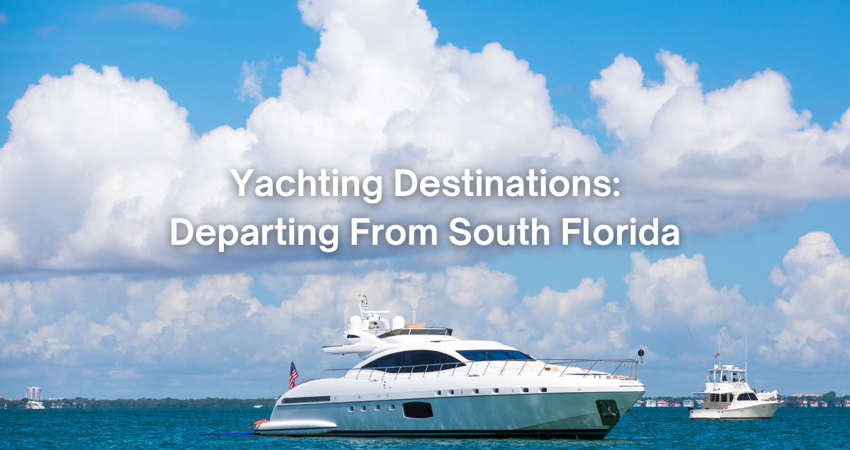 a yacht floating in the waters of South Florida