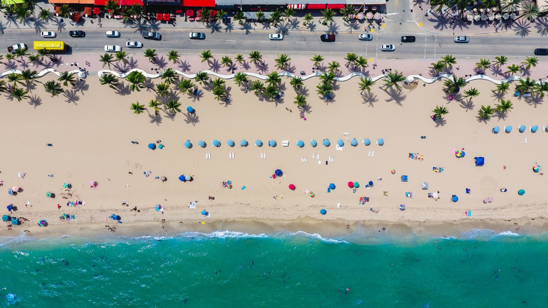 the beach in Fort Lauderdale, Florida